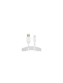 Cable lightning belkin caa001bt2mwh a usb-a boost charge longitud 2 m color blanco