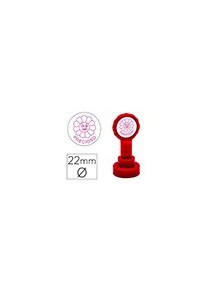 Sello artline emoticono precioso color rosa 22 mm diametro