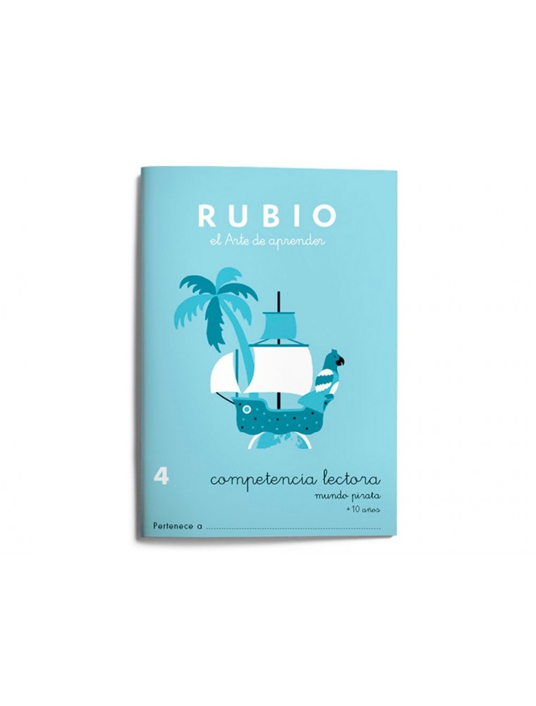 Cuaderno rubio competencia lectora 4 mundo pirata