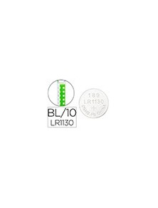 Pila q-connect tipo boton alcalina lr54 1.5v blister de 10 unidades