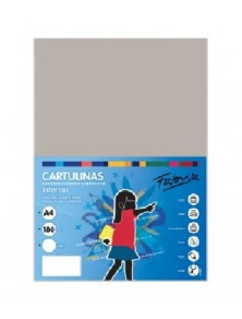 Cartulina 180G A4 100H Gris