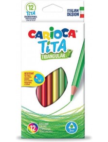 Pack de 12 lápices de colores de Resina CARIOCA® TITA