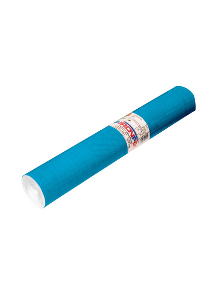 Rollo adhesivo aironfix unicolor azul mate medio 67014rollo de 20 mt