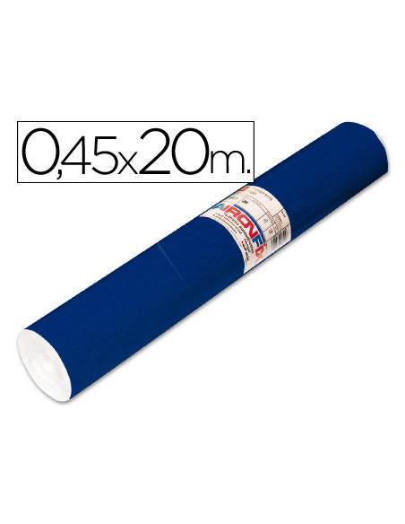 Rollo adhesivo aironfix unicolor azul mate oscuro 67150 rollo de 20 mt