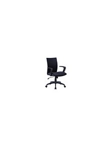 Silla giratoria q-connect base nylon regulable en altura 895110mm alto 580mm ancho 550mm profundidad negro