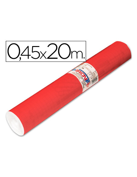 Rollo adhesivo aironfix unicolor rojo mate claro 67151rollo de 20 mt