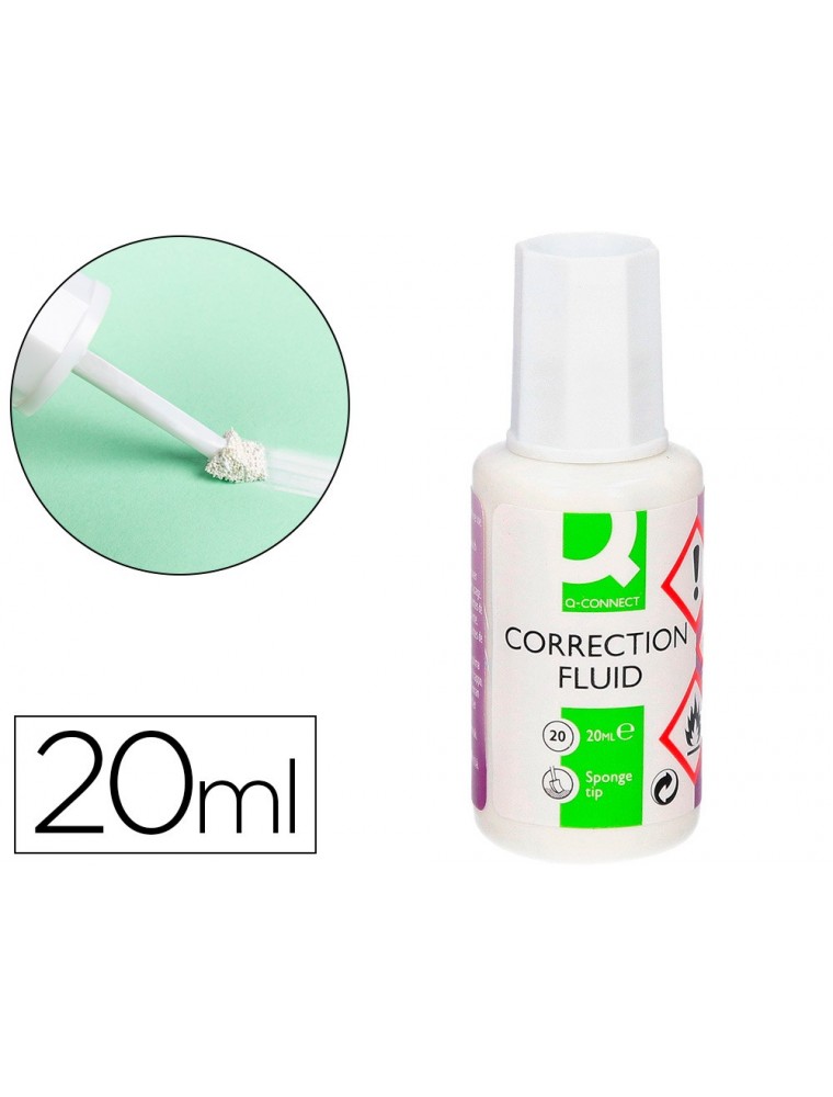 Corrector q-connect aplicador espuma frasco 20 ml