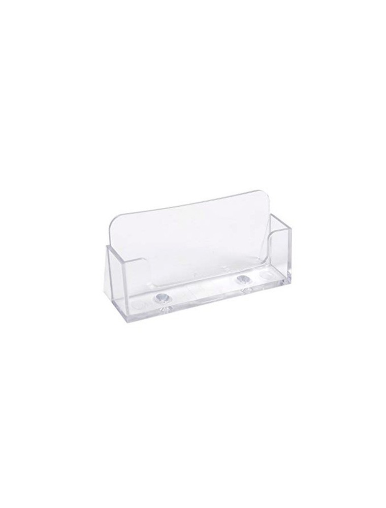 Portatarjetas de visita exacompta metacrilato cristal 34x102x47 mm