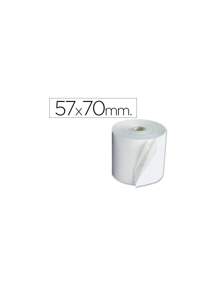 Rollo sumadora exacompta electro 57 mm x 70 mm 60 gm2