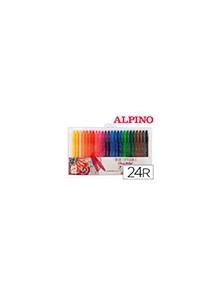 Rotulador alpino dual artist color experience estuche de 24unidades colores surtidos