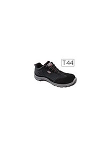 Zapatos de seguridad deltaplus asti piel de serraje afelpado suela de composite negro talla 44