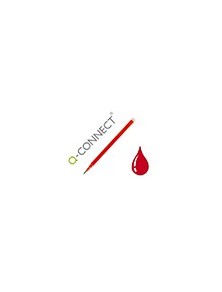 Recambio boligrafo q-connect retractil kf11059 borrable rojo caja de 3 unidades