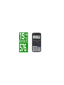 Calculadora casio fx-570spx ii classwiz cientifica 576 funciones 9 memorias 15102 digitos codigo qr con tapa