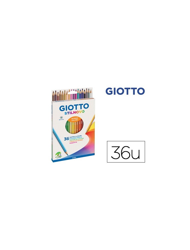 Lapices de colores giotto stilnovo caja de 36 colores surtidos