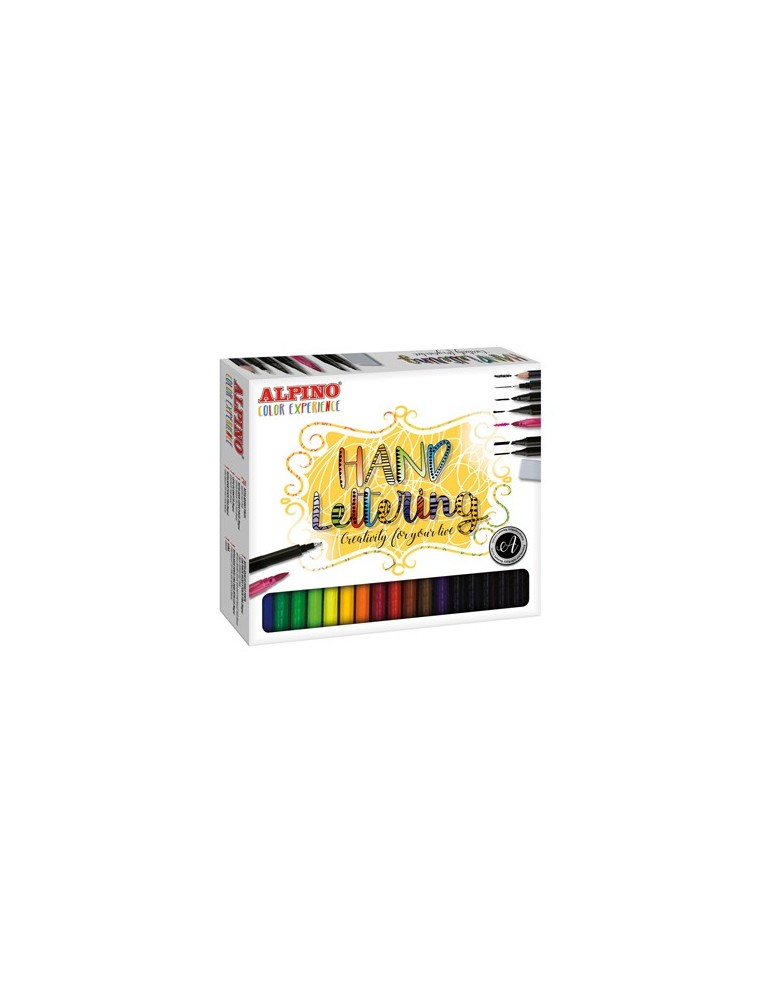 Set de dibujo alpino color experience lettering