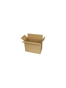 Caja para embalar q-connect usos varios carton doble canal marron 304x150x217 mm