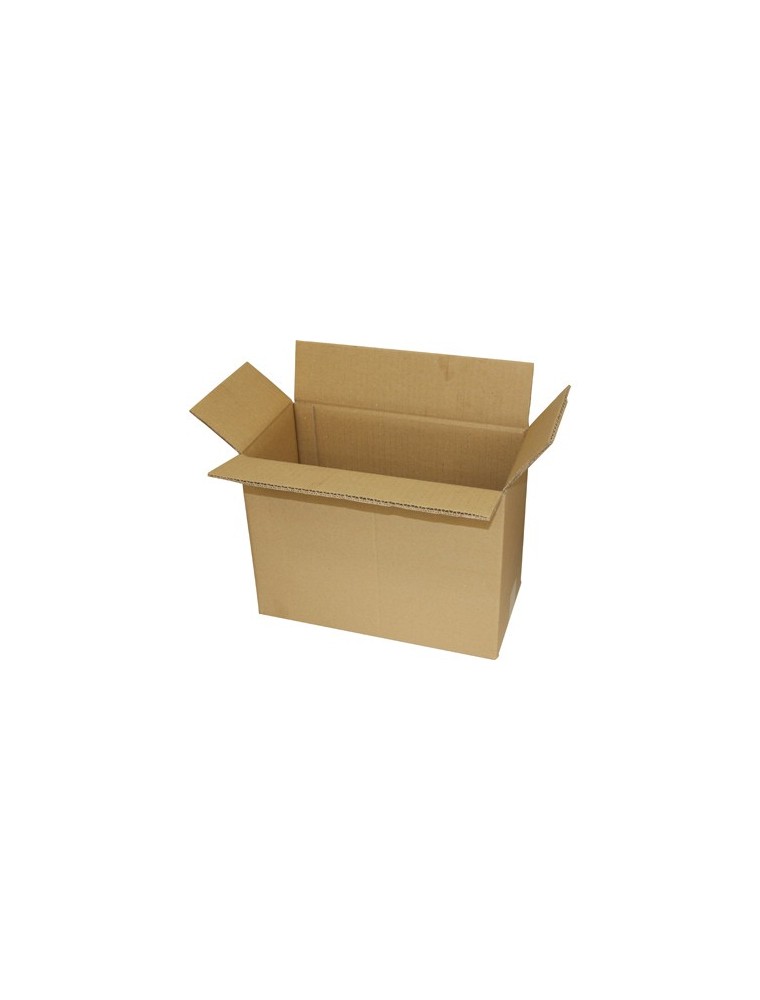 Caja para embalar q-connect usos varios carton doble canal marron 304x150x217 mm