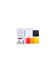 Cuaderno espiral liderpapel a4 micro jolly multidisciplina tapa forrada 140h 75gr 28h 5mm 112h hrtal.