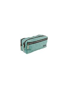 Bolso escolar liderpapel portatodo rectangular 3 bolsillos celeste 210x80x85 mm