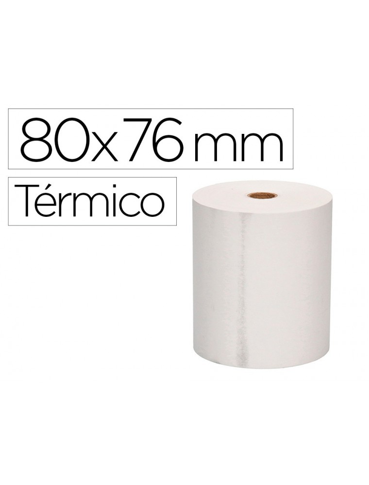 Rollo sumadora exacompta termico 80 mm x 80 mm 55 gm2 sin bisfenol a