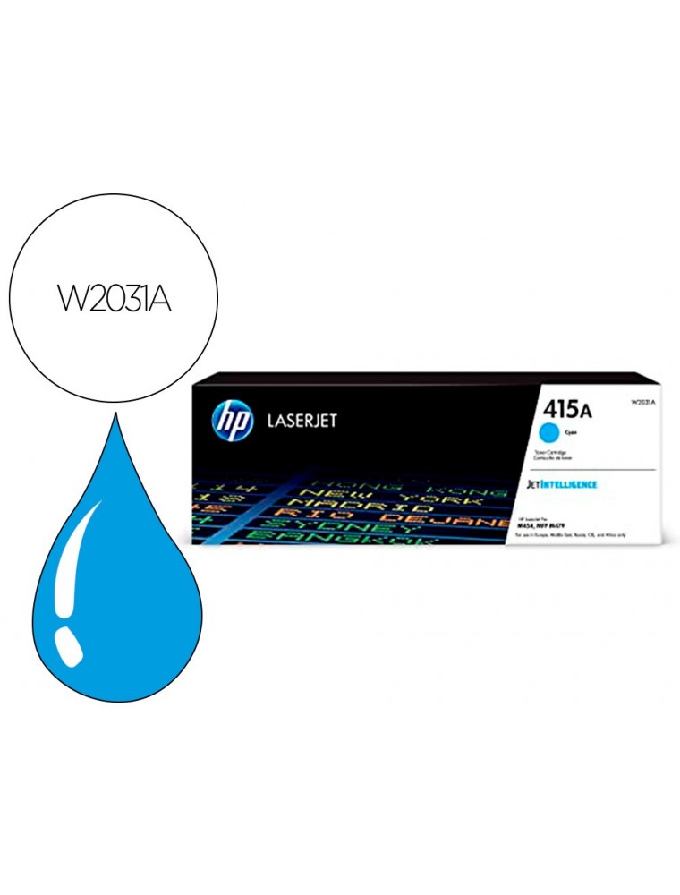 Hewlett Packard Hp  Toner Laser Cyan Paginas 415A Para 1M479Dw