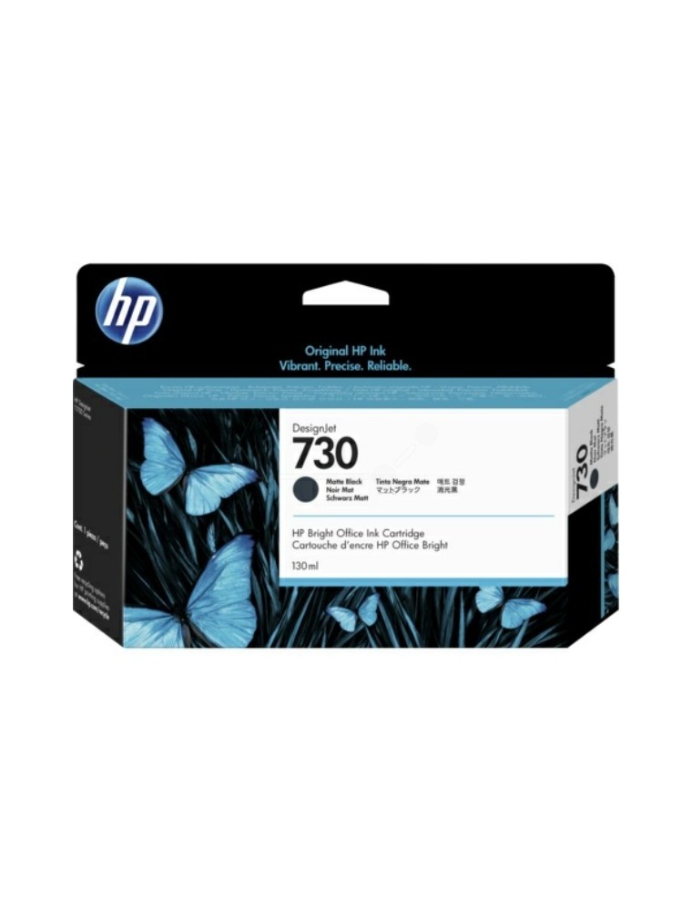 Hewlett Packard Hp Cartucho Inyeccion Negro Mate Designjet T1700 Series - Nº 730