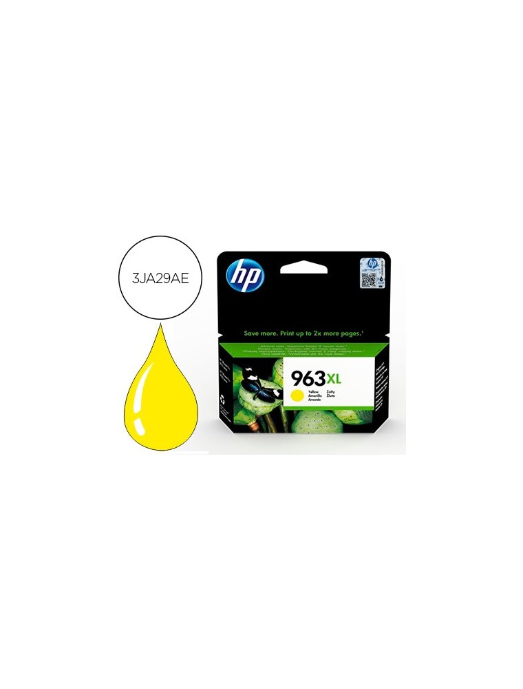 Hewlett Packard Hp Cartucho Inkjet Amarillo Para Officejet Pro 9010 9012 9014  nº 963XL 1600 Pag