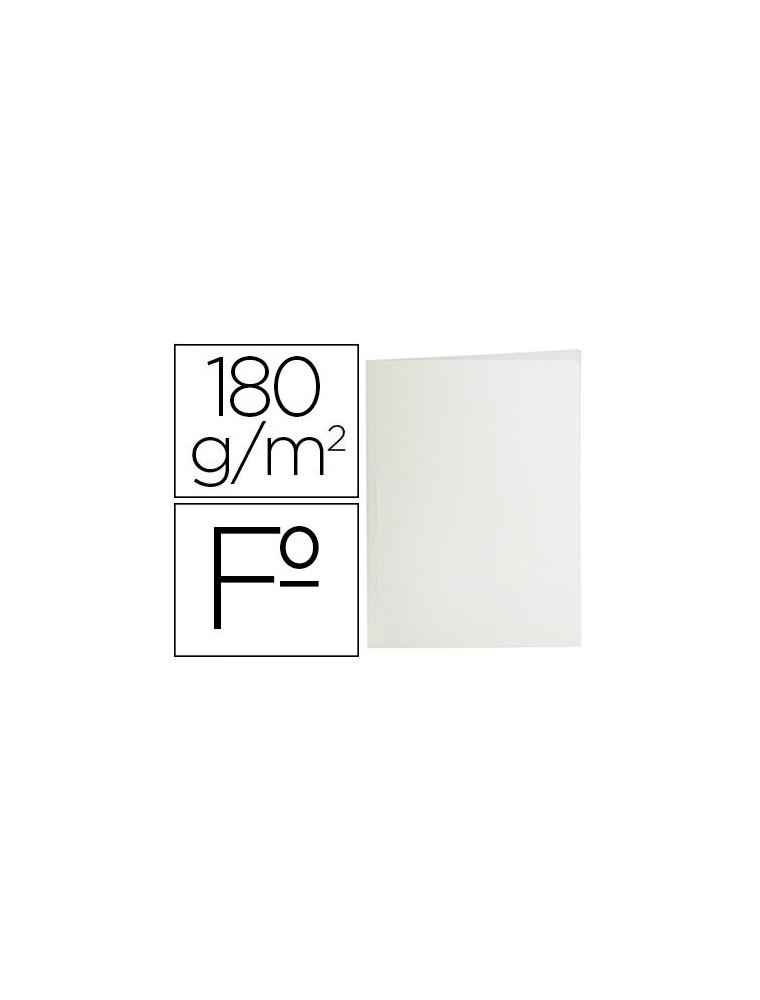 Subcarpeta liderpapel folio blanco 180gm2