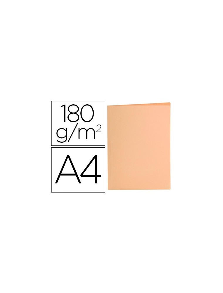 Subcarpeta liderpapel a4 naranja pastel 180gm2