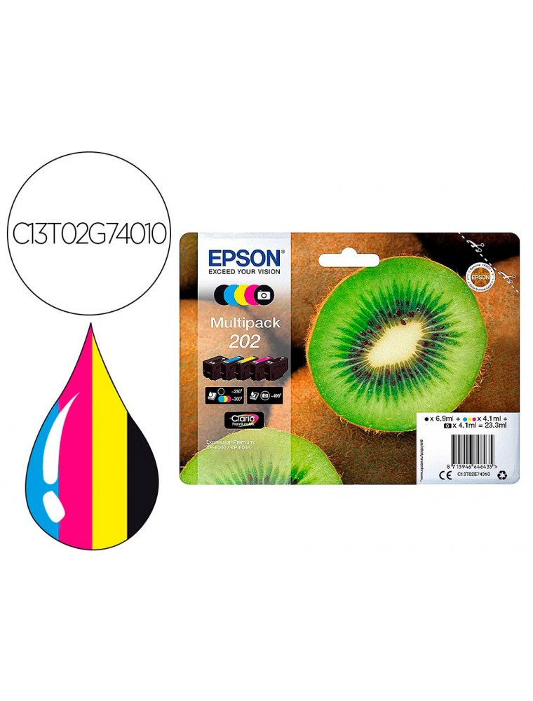 Epson Cartucho Inkjet Multipack 5 Colores  Xl Para Epson Expresion Xp-6100