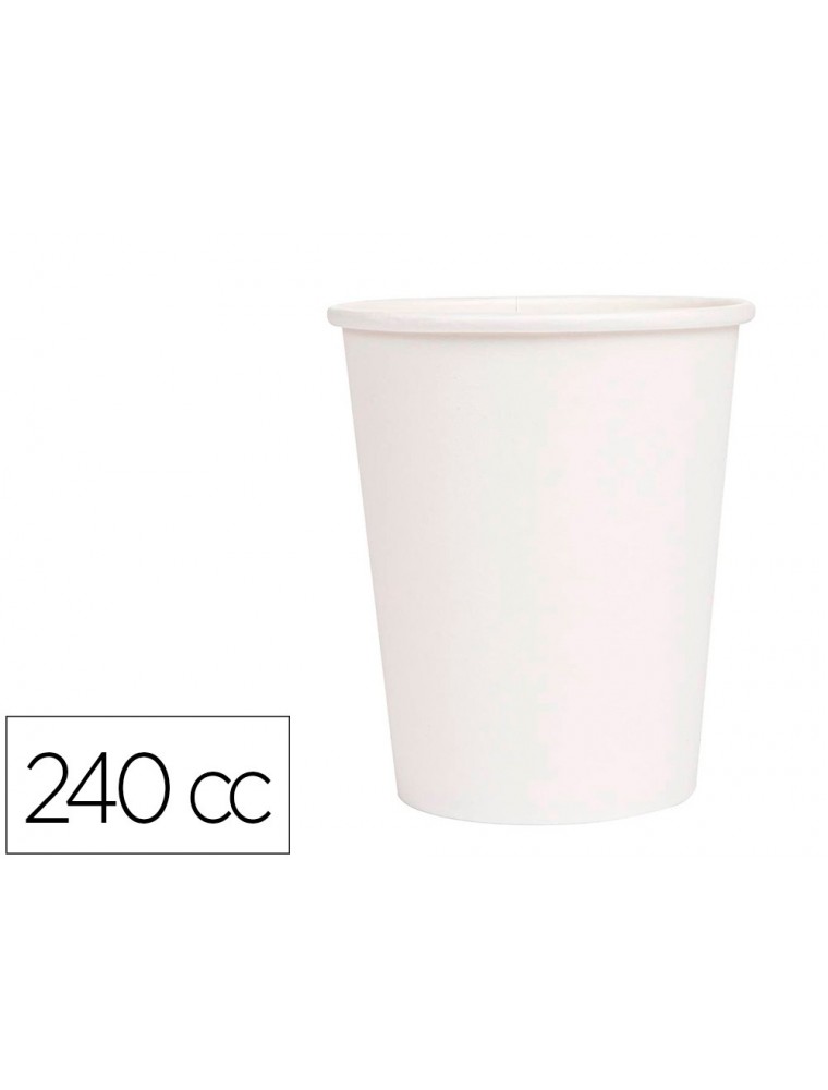 Vaso termico carton 240 cc paquete de 50 unidades