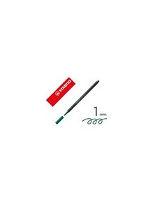 Rotulador stabilo acuarelable pen 68 metalico verde 1 mm