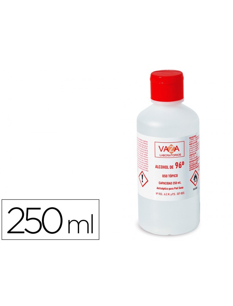 Alcohol etilico vaza de 96º bote de 250 ml