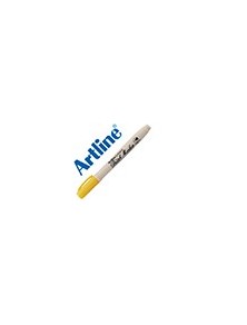 Rotulador artline supreme brush pintura base de agua punta tipo pincel trazo variable amarillo