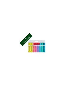 Rotulador faber fluorescente 1546 color pastel estuche 8 unidades surtidas