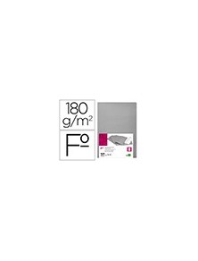 Subcarpeta liderpapel folio gris 180gm2