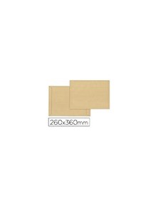 Sobre liderpapel bolsa armado kraft envio seguridad 260x360 mm solapa tira de silicona papel 120 gr caja de 100