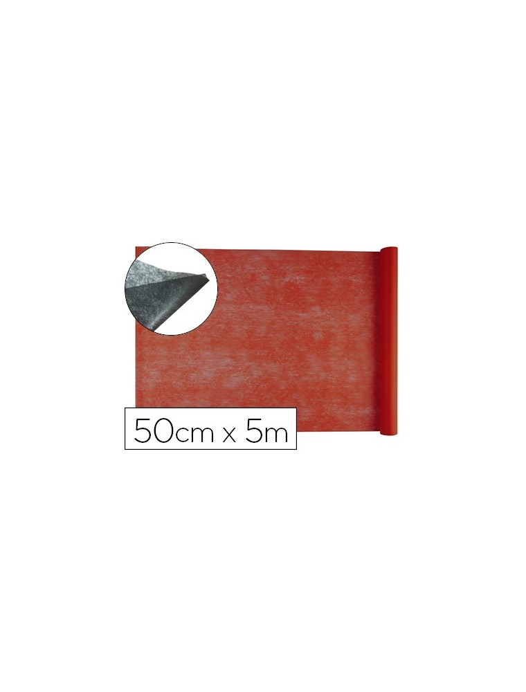 Tejido sin tejer liderpapel terileno 25 gm2 rollo de 5 mt rojo