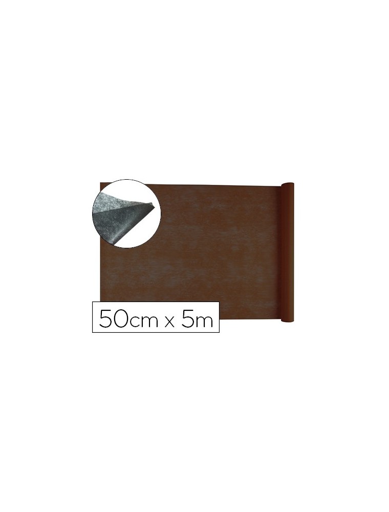 Tejido sin tejer liderpapel terileno 25 gm2 rollo de 5 mt marron