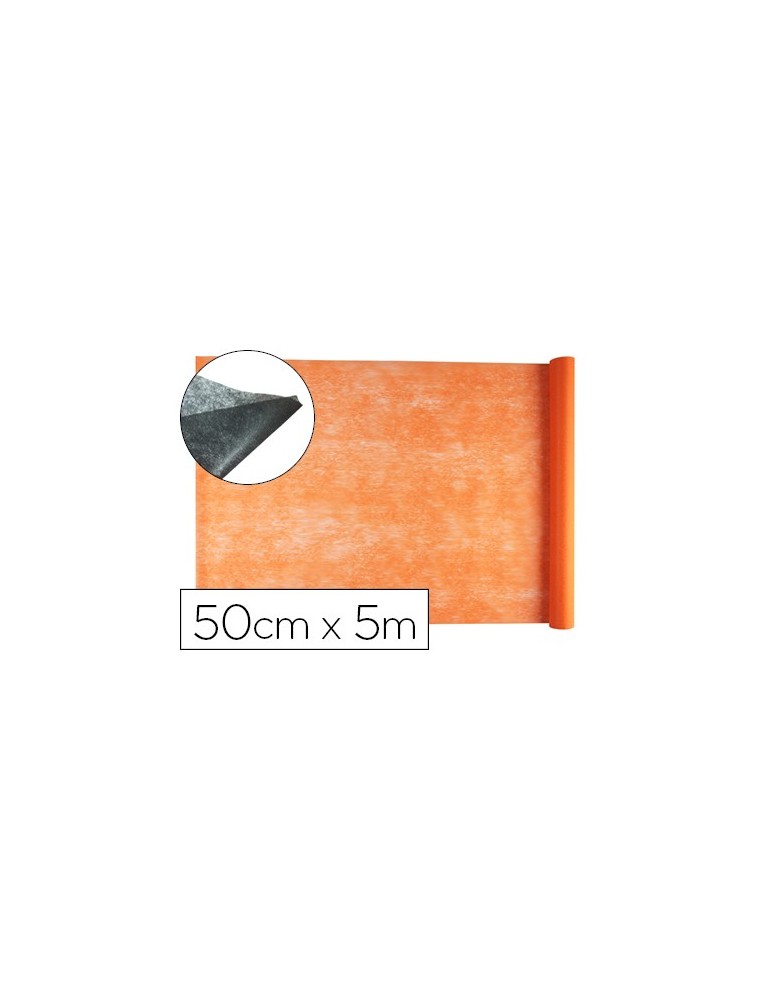 Tejido sin tejer liderpapel terileno 25 gm2 rollo de 5 mt naranja