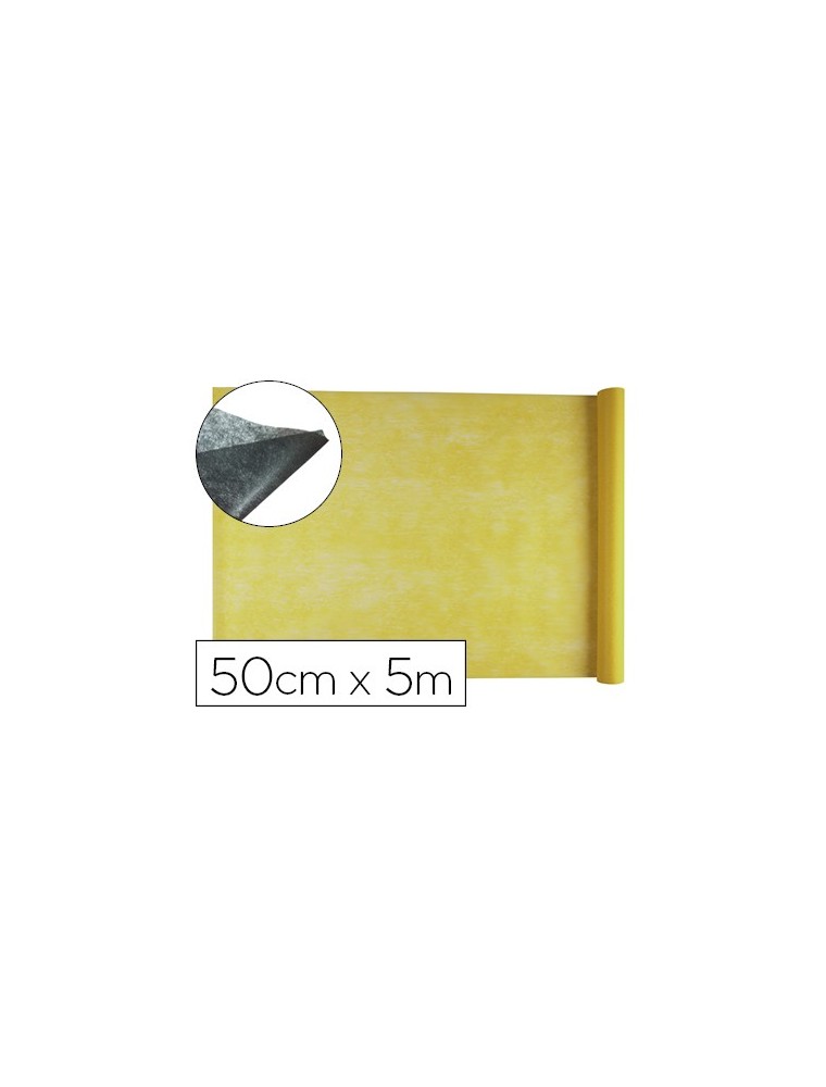 Tejido sin tejer liderpapel terileno 25 gm2 rollo de 5 mt amarillo