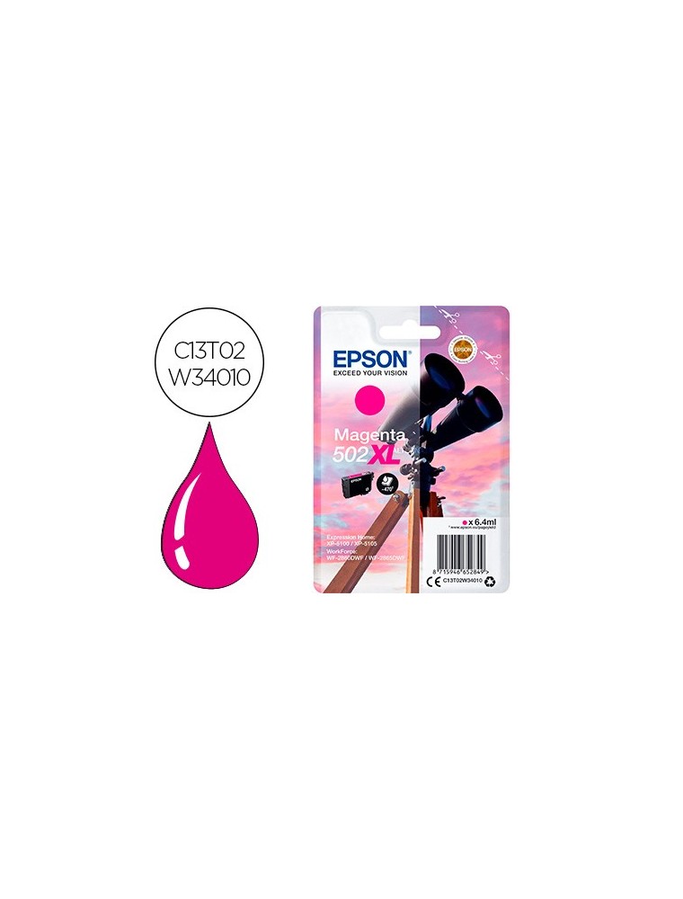 Epson Cartucho Inkjet Magenta Para  Xp-5100 Xp-5105 Wf-2860Dwf Wf-2865Dwf