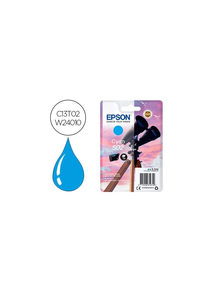 Epson Cartucho Inkjet  Cyan Para  Xp-5100 Xp-5105 Wf-2860Dwf Wf-2865Dwf