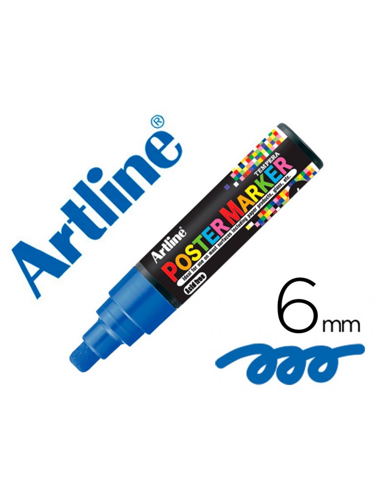 ROTULADOR ARTLINE POSTER MARKER EPP-6-AZU PUNTA RE