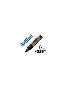 Rotulador artline poster marker epp-6-neg punta redonda 6 mm color negro