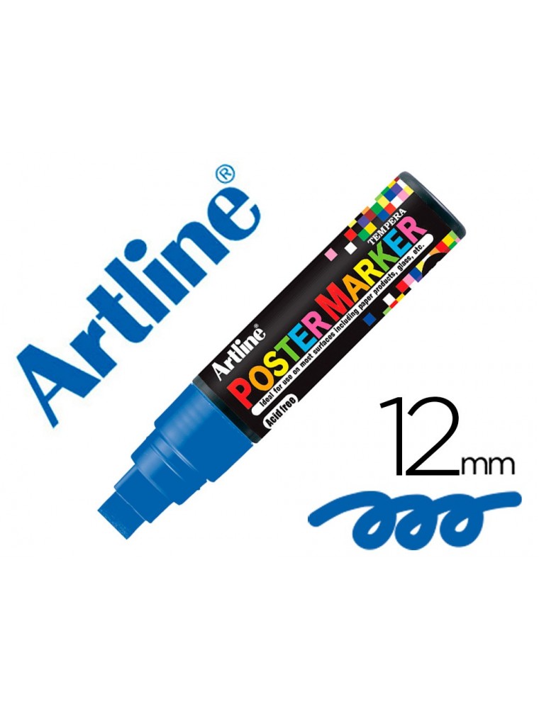 ROTULADOR ARTLINE POSTER MARKER EPP-12-AZU PUNTA R