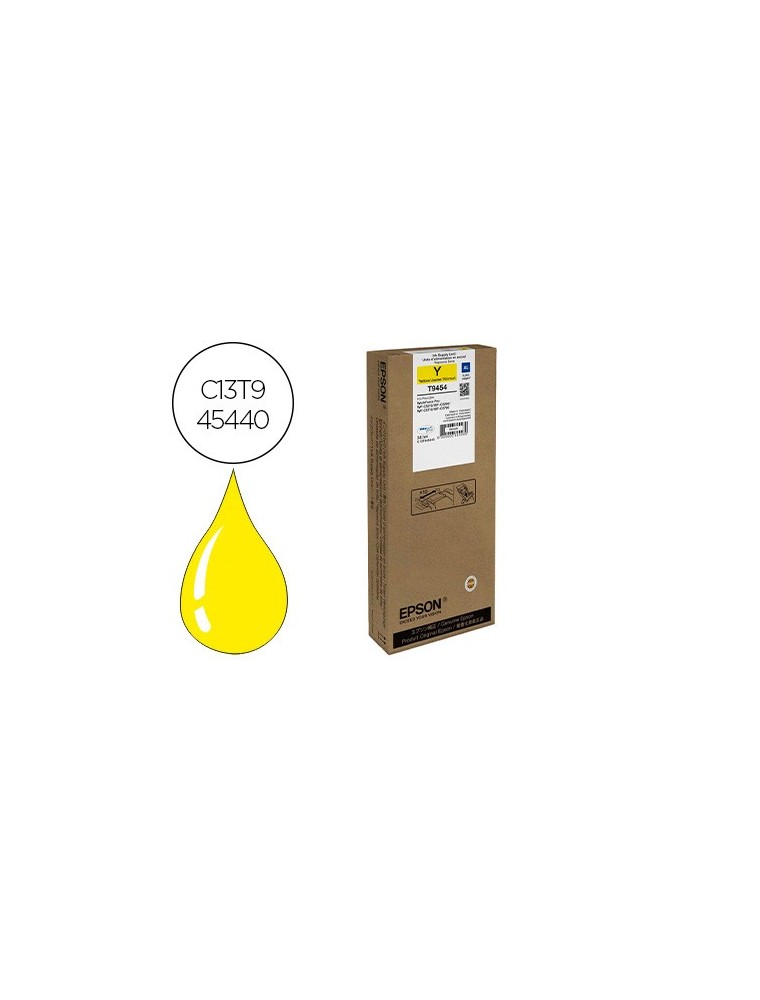 Epson Cartucho Inyeccion Tinta Amarillo Para Wf-C5Xxx Series 5000 Pag