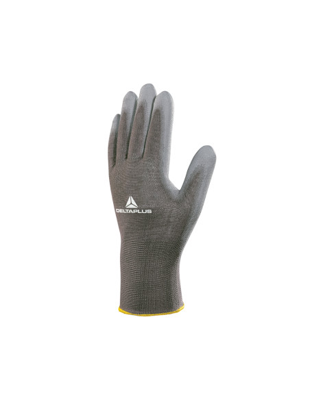 Guantes deltaplus poliester antideslizante lavable especial para manipulacion y manutencion gris talla 9