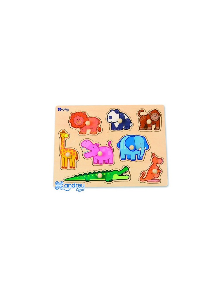 Puzzle Andreutoys Madera Selva 8 Piezas