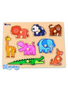 Puzzle Andreutoys Madera Selva 8 Piezas